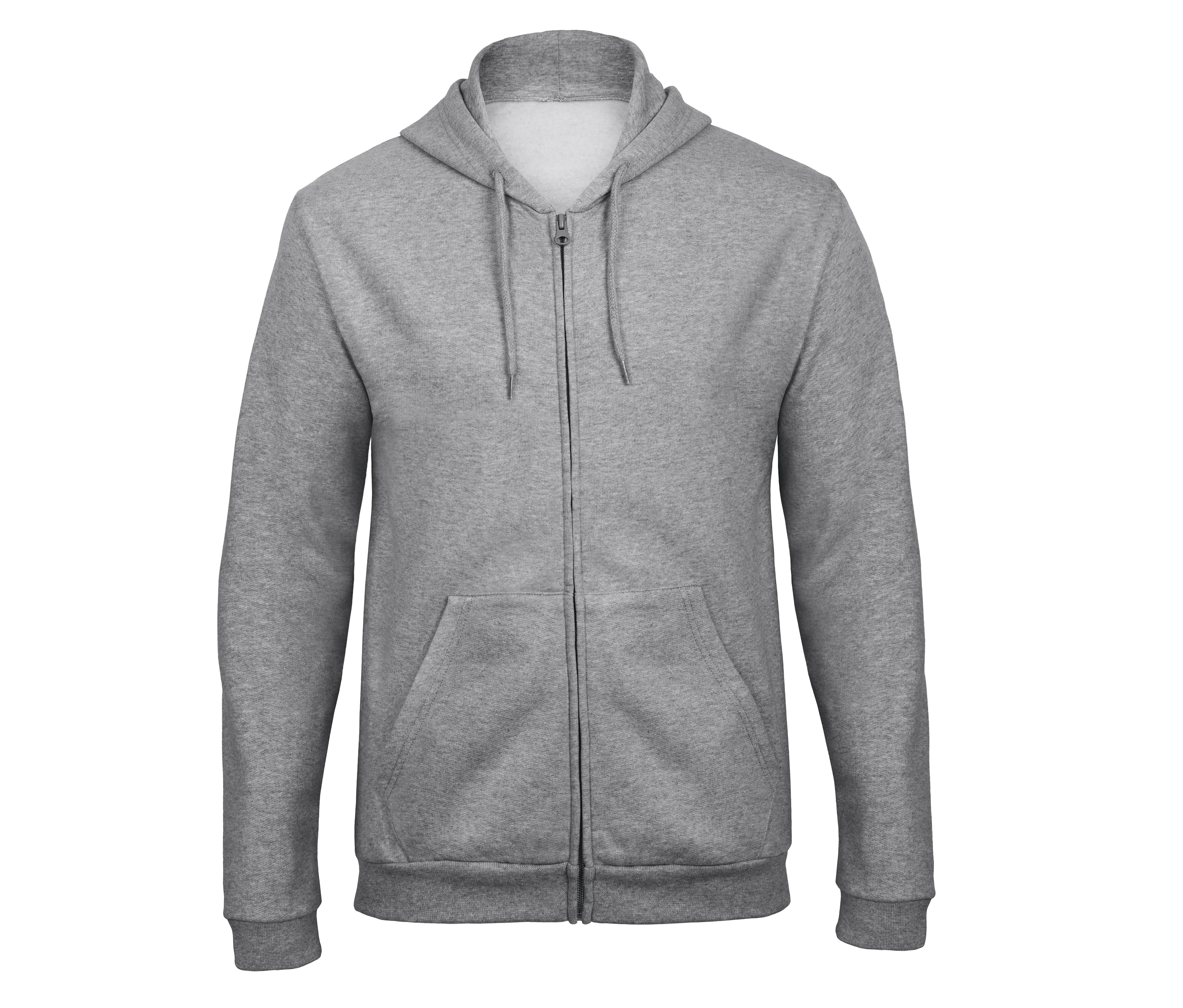 FULL ZIP HOODED SWEATSHIRT ID205 50/50 - vue 2
