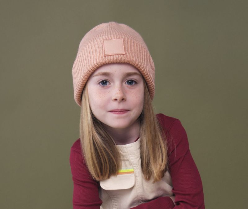 KIDS DEEP CUFFED TONAL PATCH BEANIE
