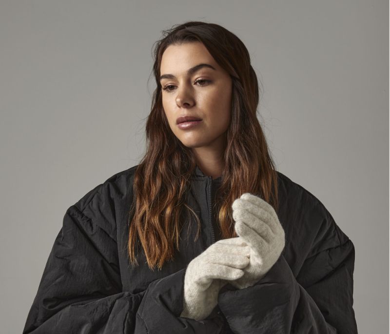 COSY RIBBED CUFF GLOVES