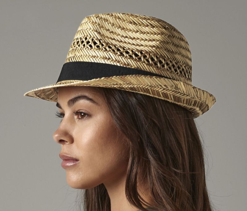 STRAW SUMMER TRILBY