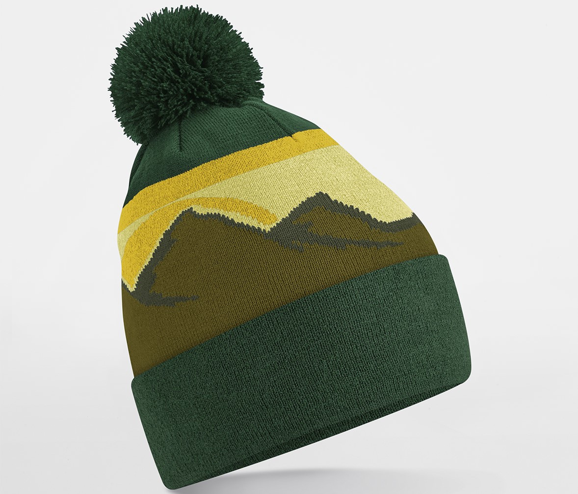 POMPOM MOUNTAIN PEAKS BEANIE - vue 2