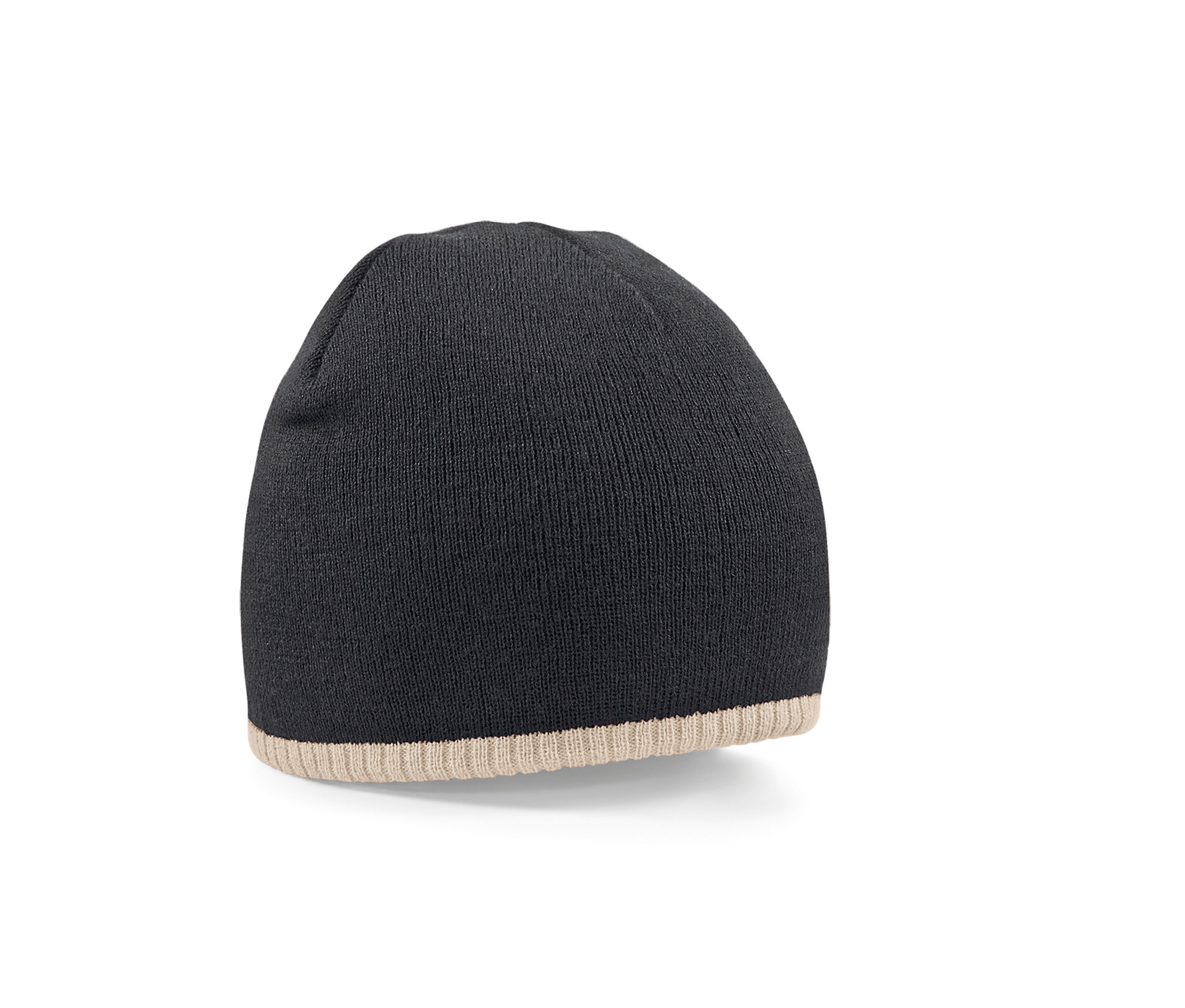 TWO-TONE PULL-ON BEANIE - vue 2