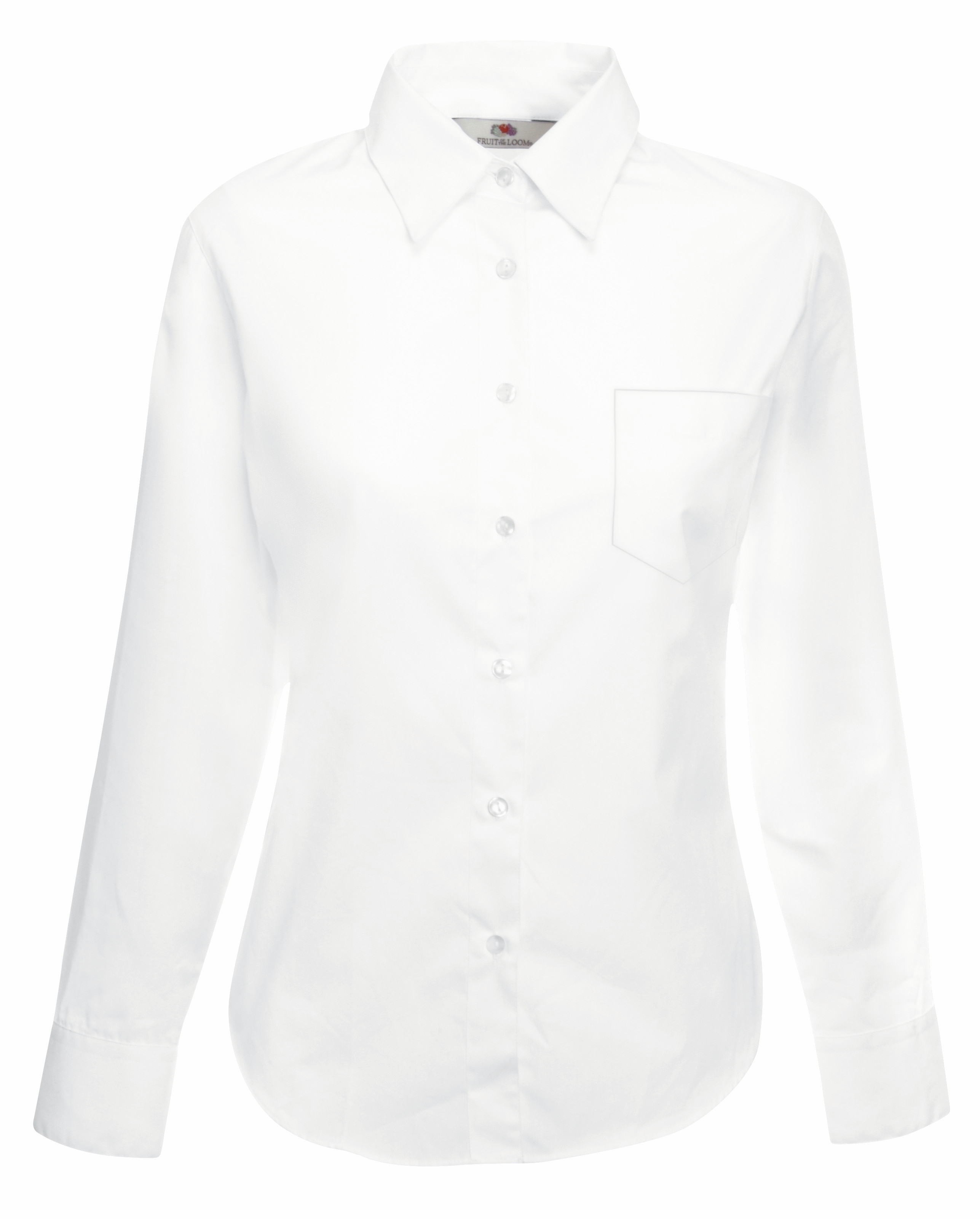 LADIES LONG SLEEVE POPLIN SHIRT - vue 2