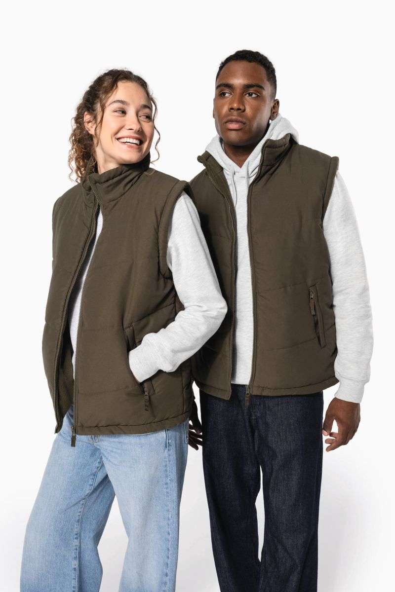 Bodywarmer doublé polaire unisexe
