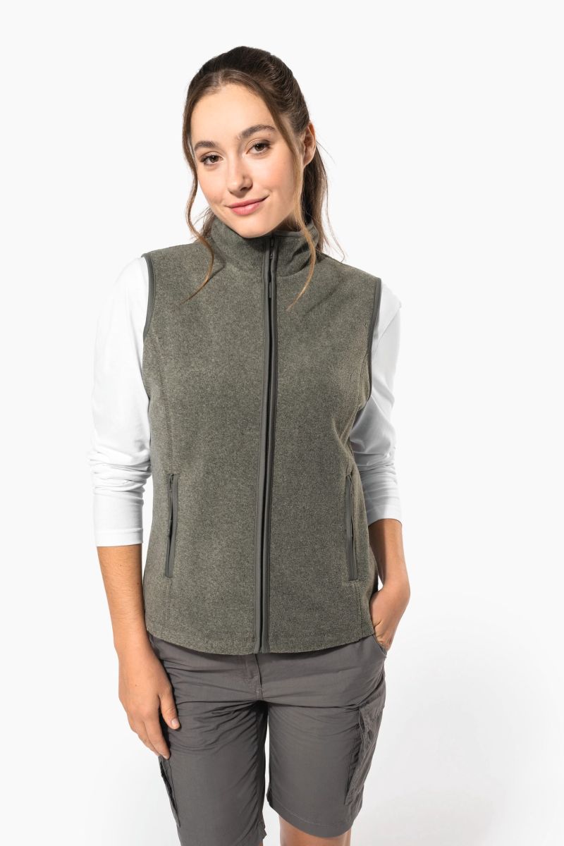 Bodywarmer micropolaire femme