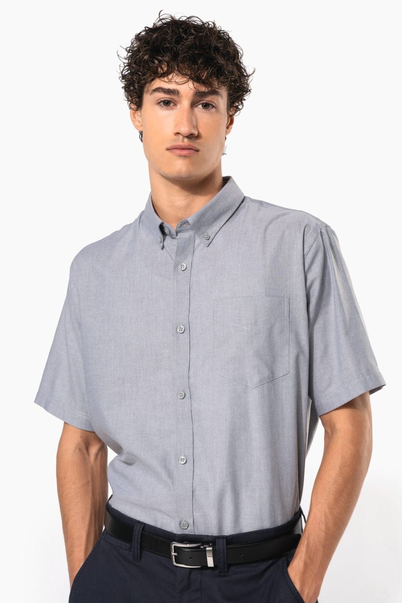 Chemise Oxford manches courtes