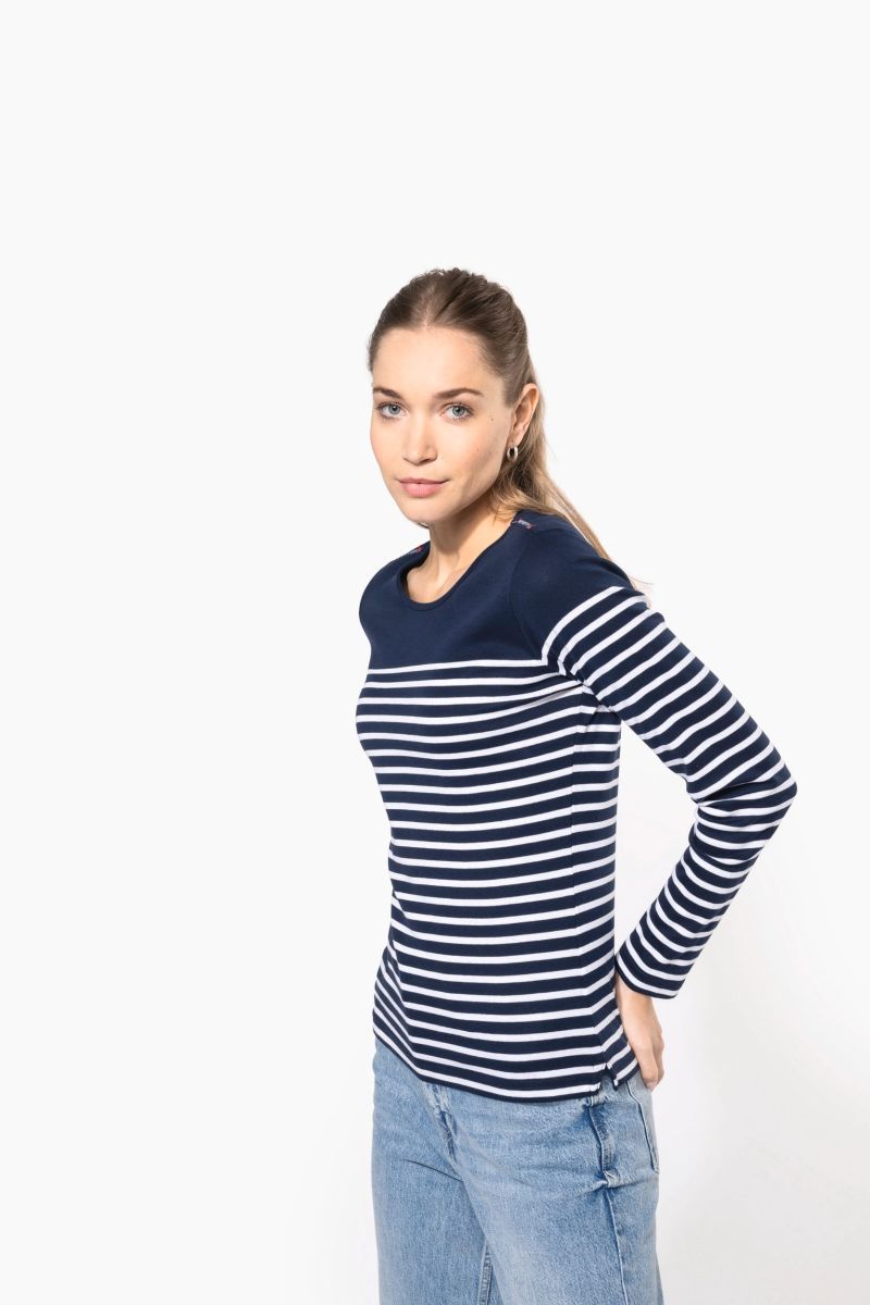 Marinière manches longues femme