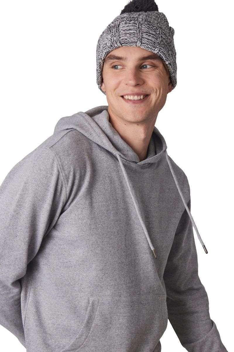 Bonnet à pompon avec revers