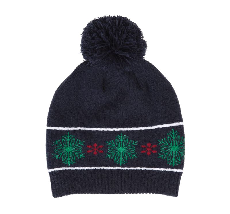 Bonnet motifs de Noël