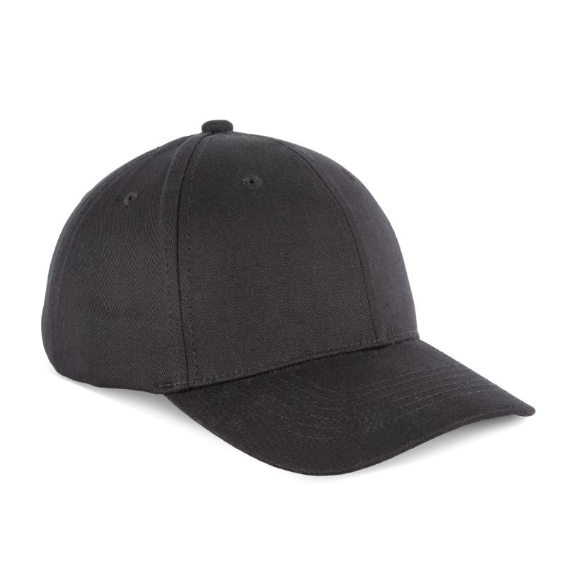 Casquette 6 panneaux en coton recyclé