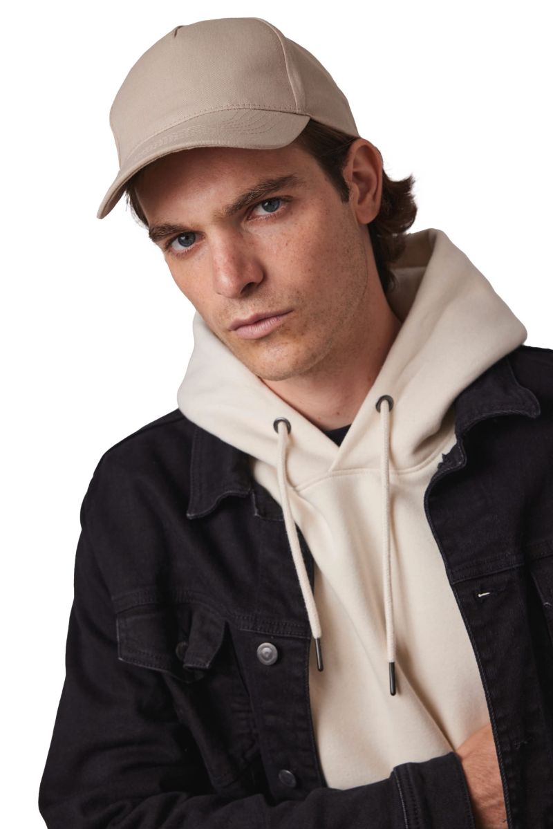 Casquette en coton et polyester recyclés K-loop tracking - 5 panneaux