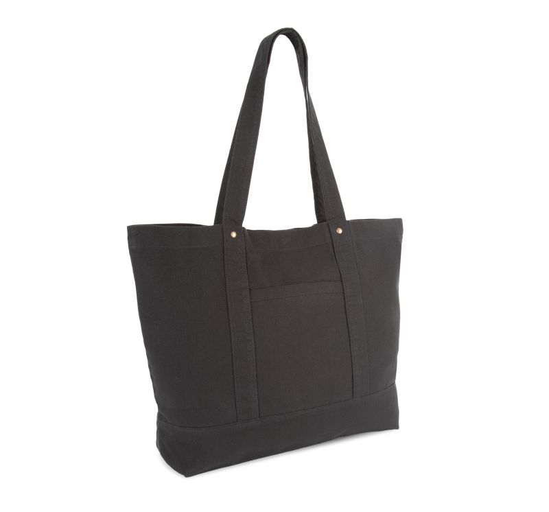Grand sac shopping à poche latérale