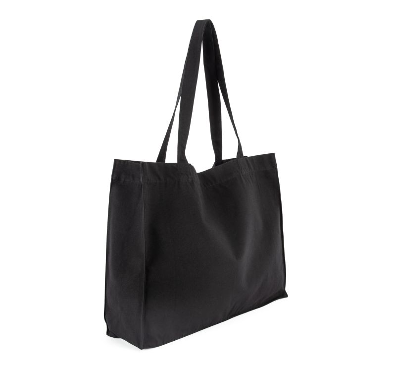Grand sac shopping en coton recyclé