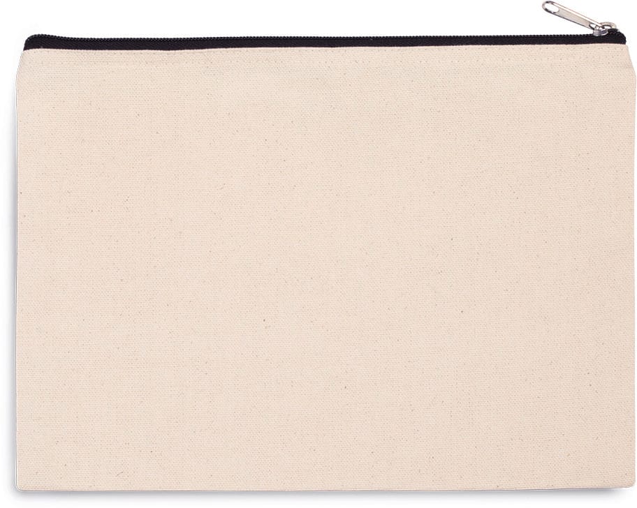 Pochette en coton canvas - grand modèle