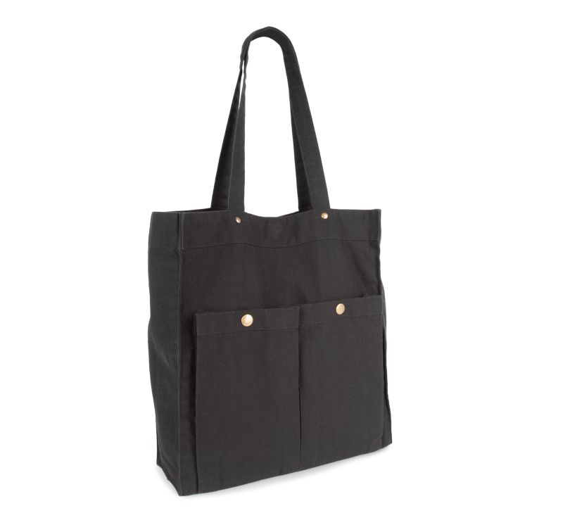 Sac à main à double poche frontale