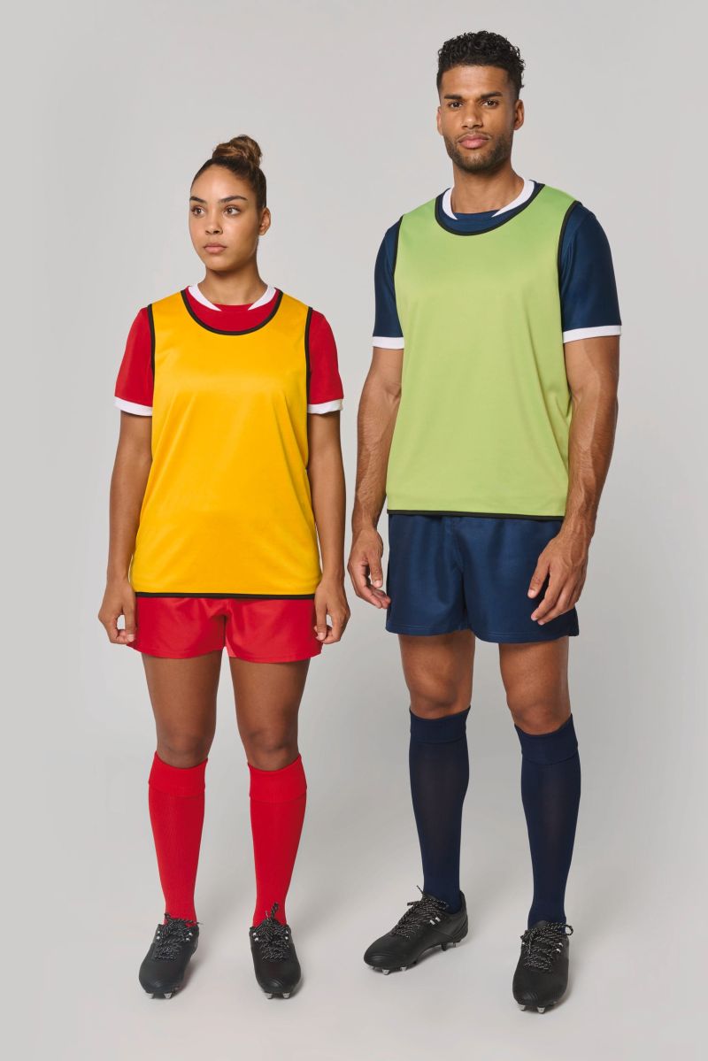 Chasuble de rugby réversible unisexe