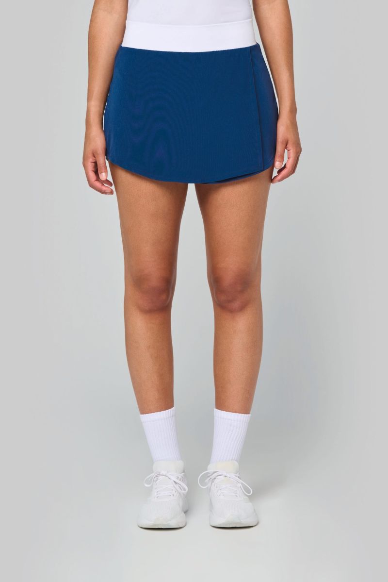 Jupe de padel avec short intégré
