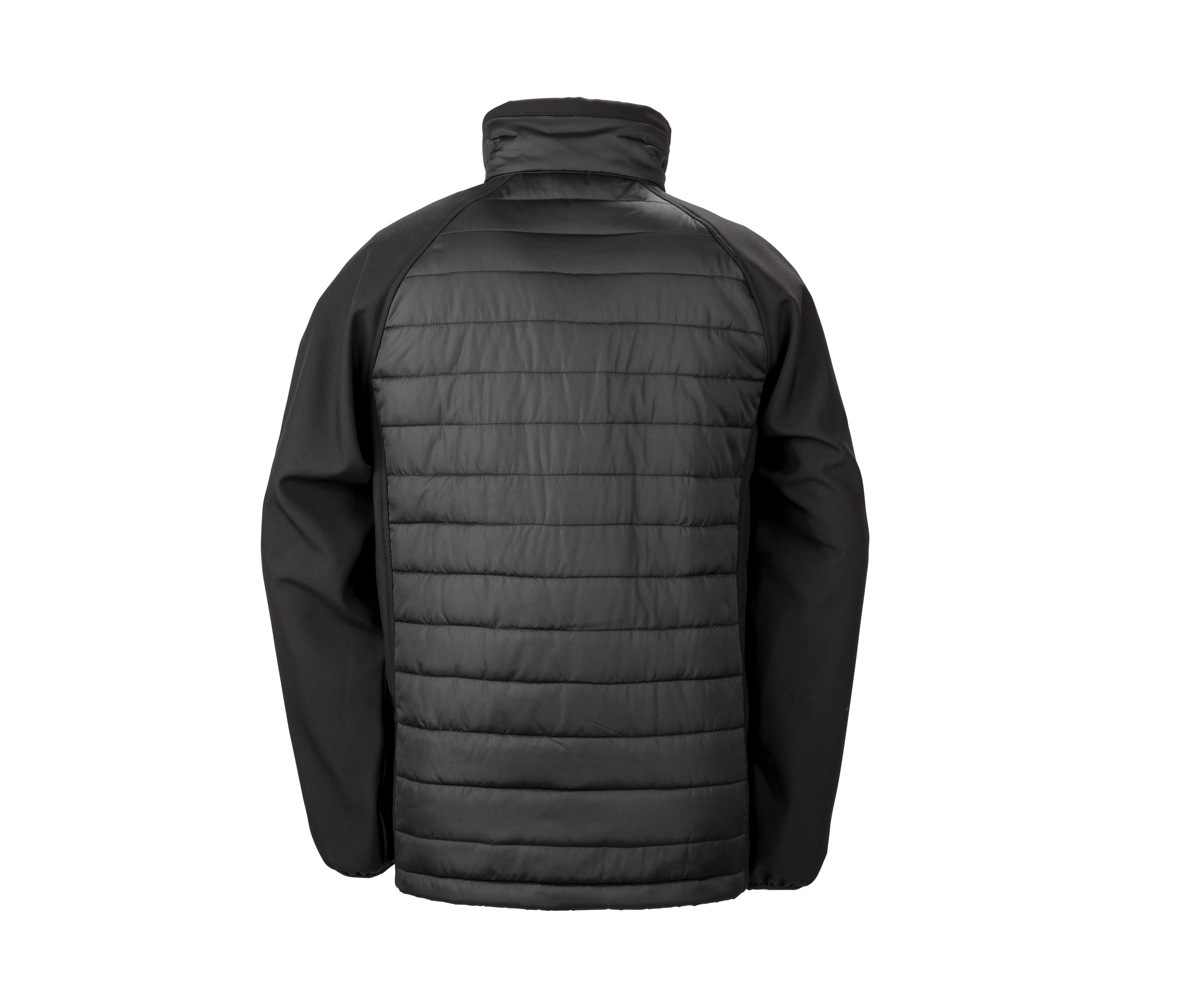 BLACK COMPASS PADDED SOFTSHELL JACKET - vue 2