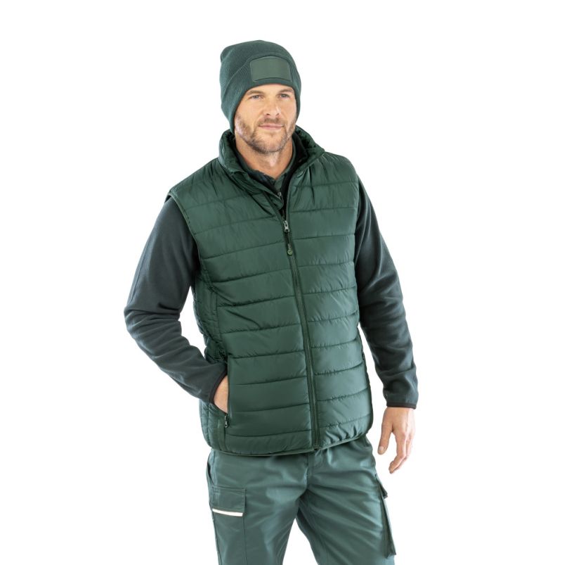 RECYCLED PROMO PADDED BODYWARMER