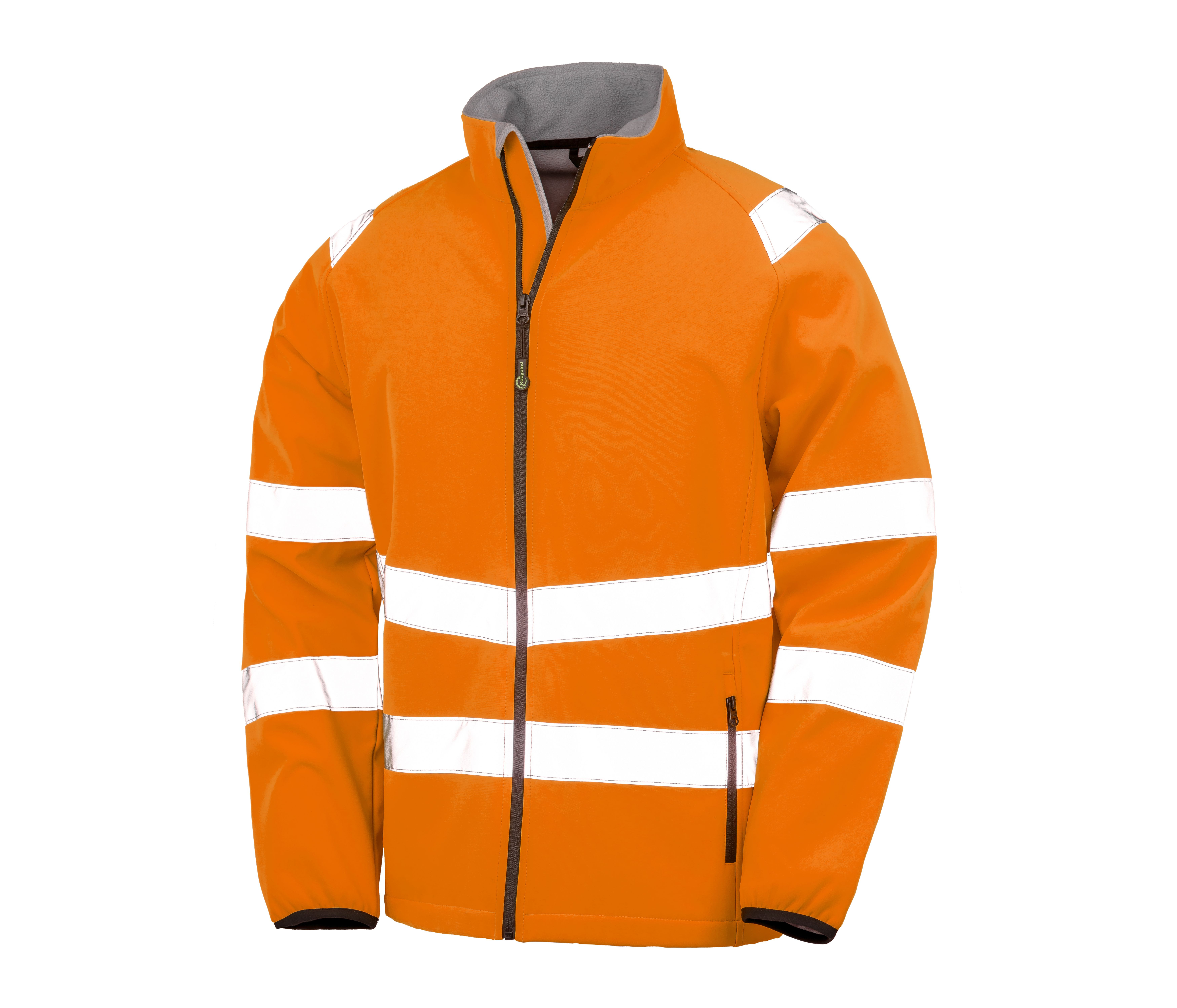 RECYCLED 2-LAYER PRINTABLE SAFETY SOFTSHELL - vue 3
