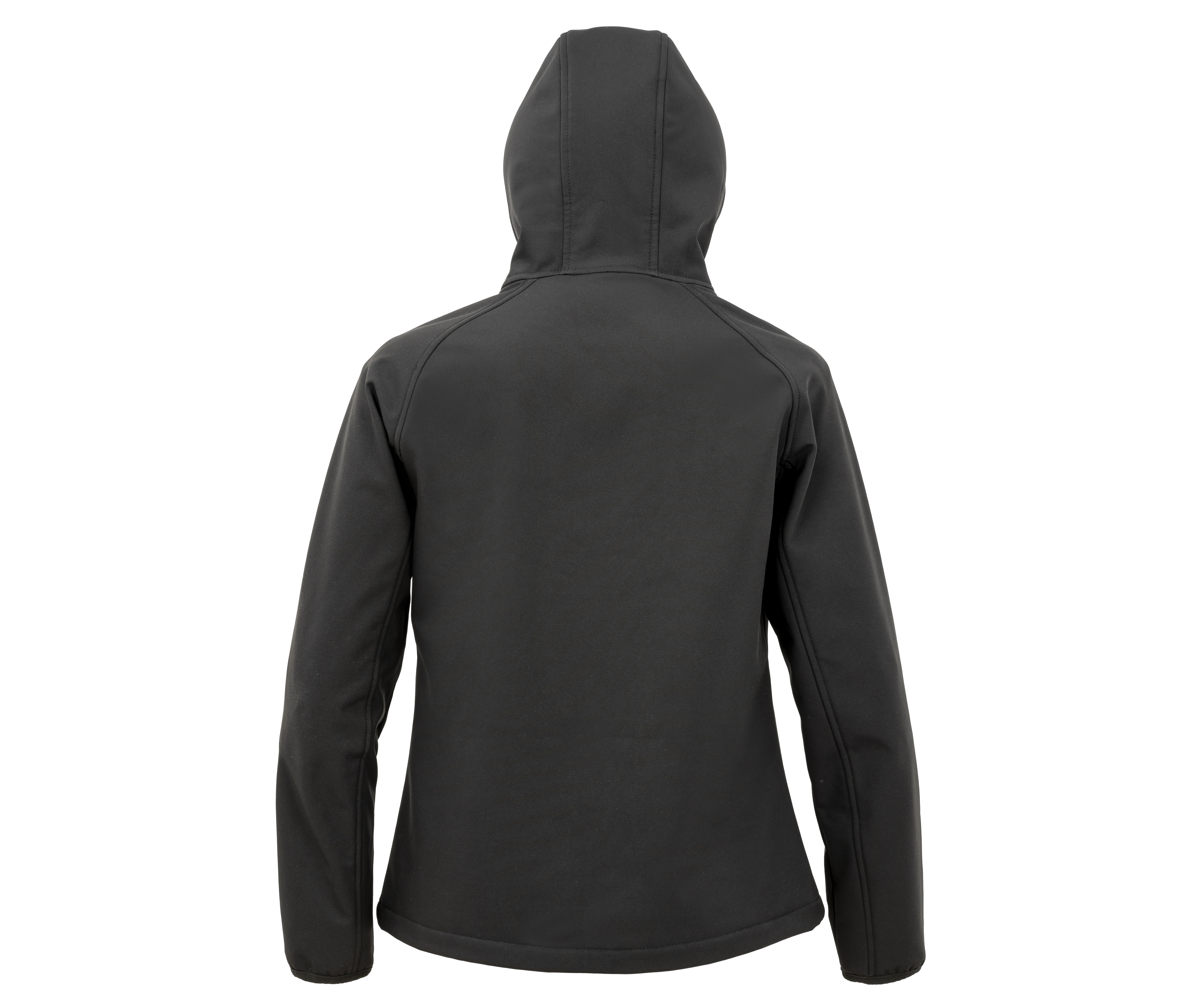 RECYCLED 3-LAYER PRINTABLE WOMENS HOODED SOFTSHELL - vue 2