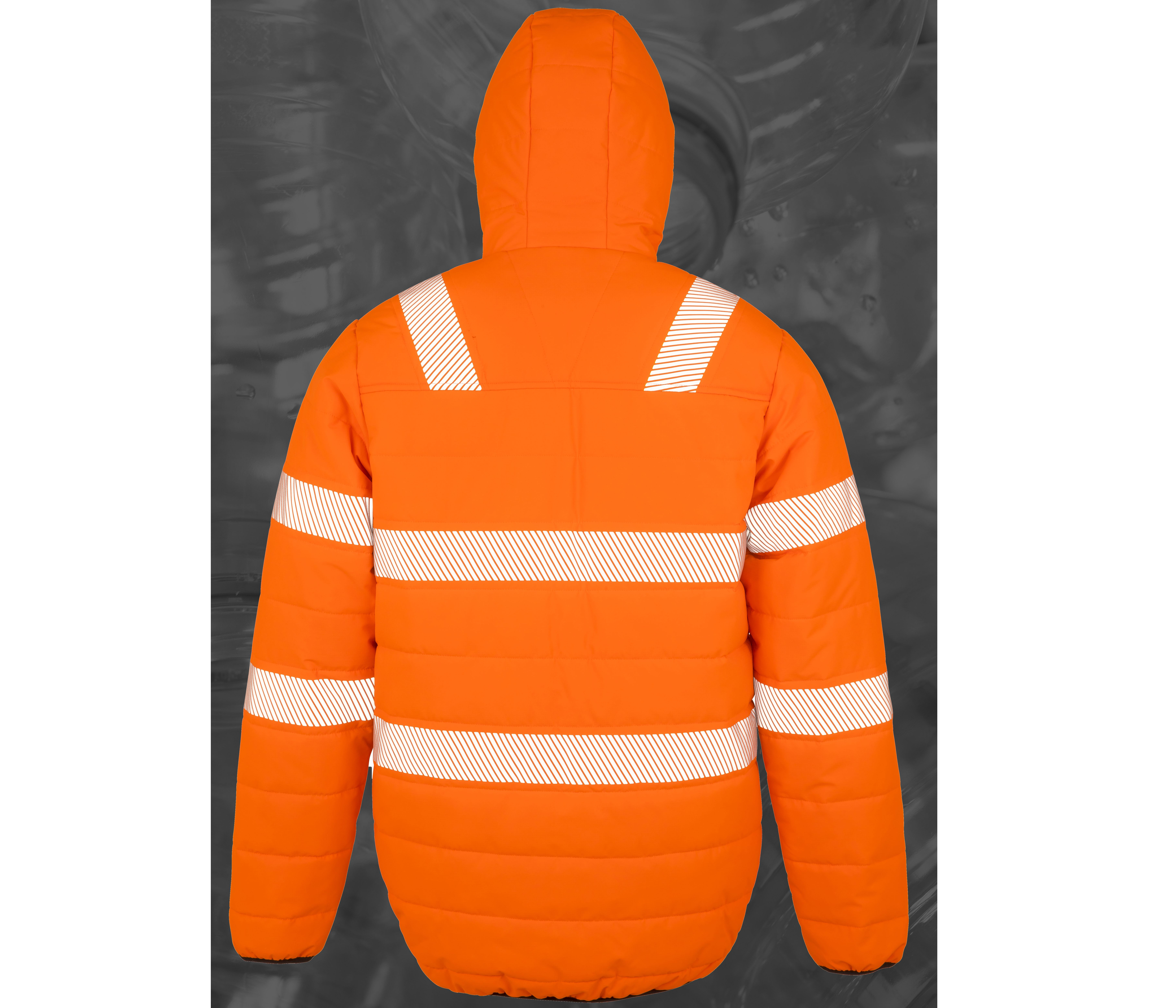 RECYCLED RIPSTOP PADDED SAFETY JACKET - vue 2