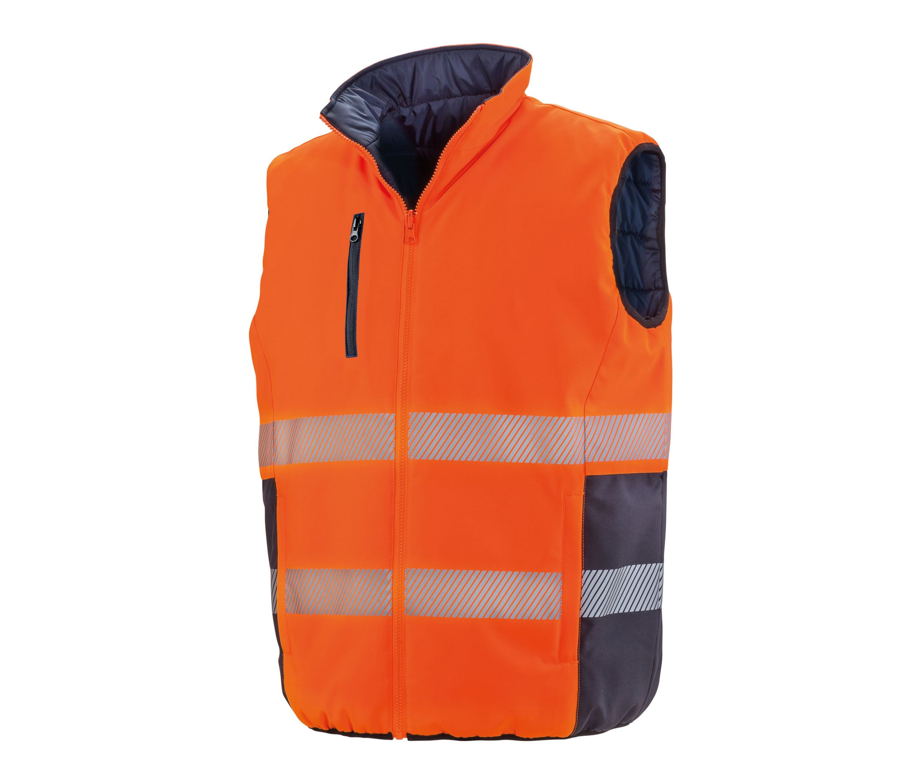 REVERSIBLE SOFT PADDED SAFETY GILET - vue 5