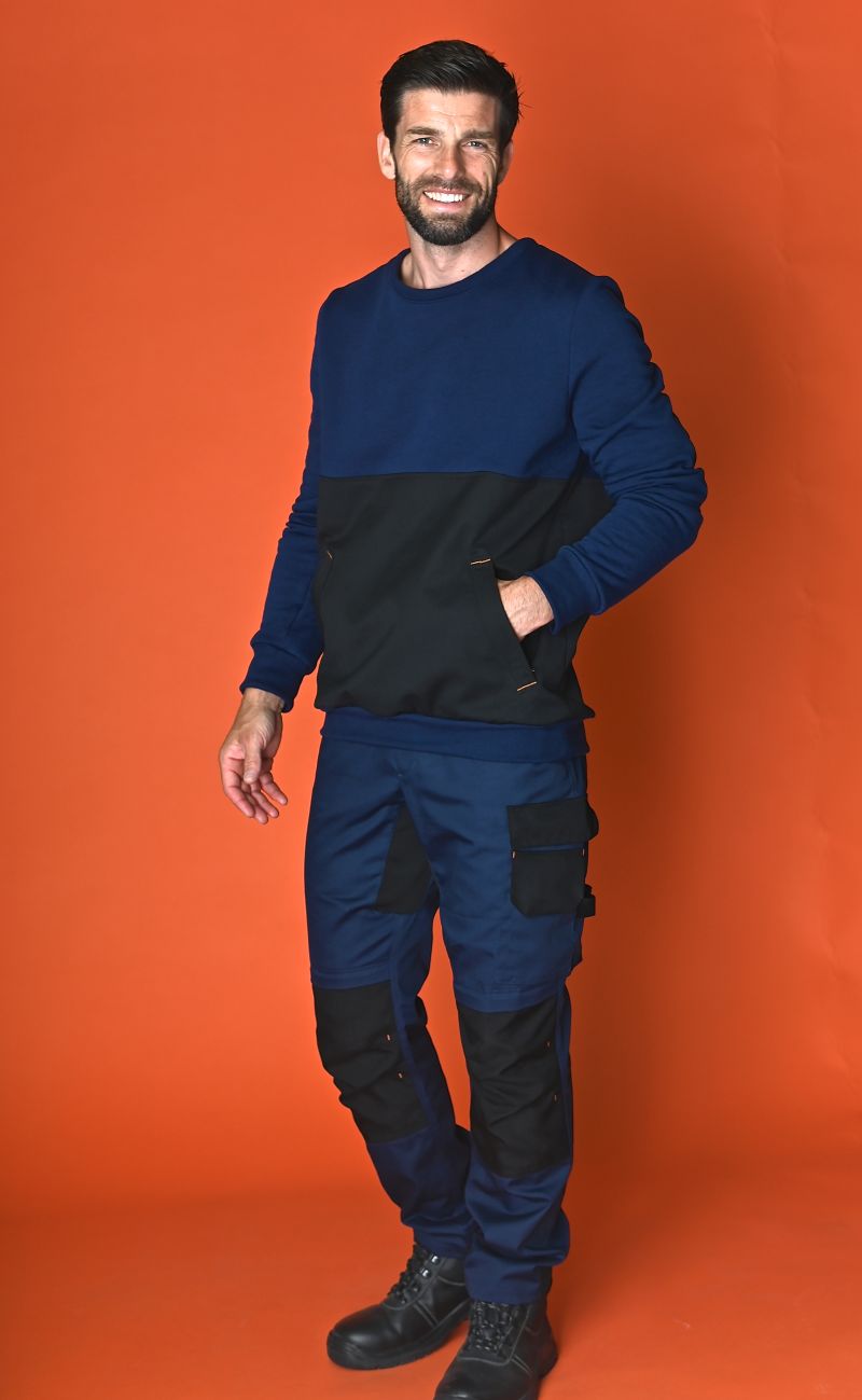 SWEAT HECTOR BI-MATIERE