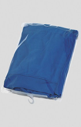 Sac plastique avec bande adhesive et cintre CARACAS
