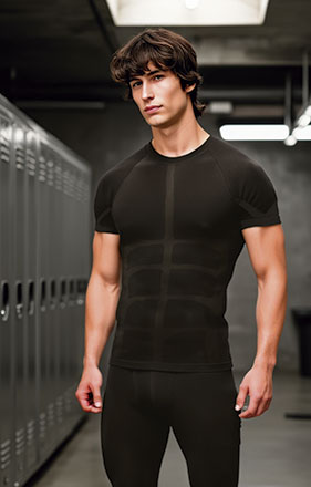 T-shirt thermique élastique M/C COLDASY