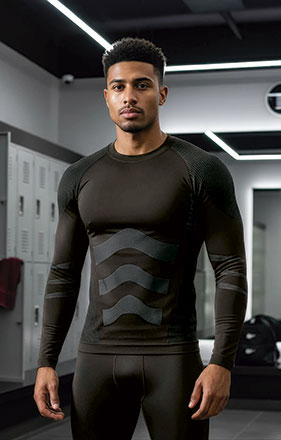 T-shirt thermique élastique M/L SIDEROS