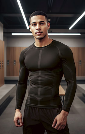 T-shirt thermique élastique M/L SKYNET