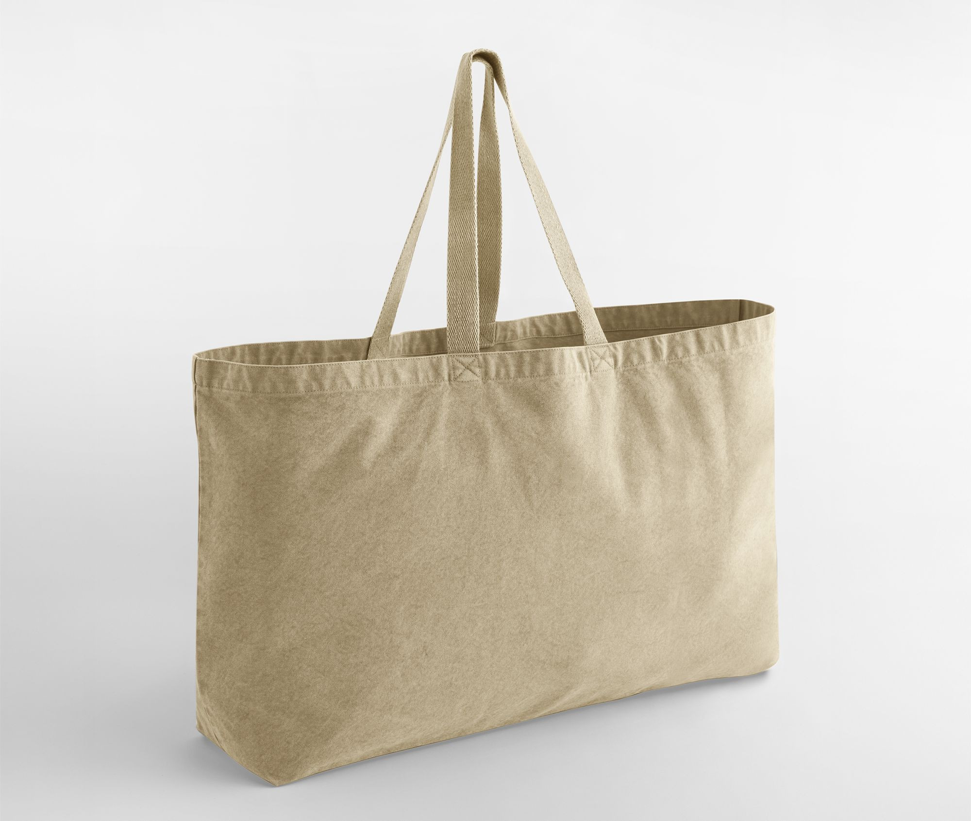 GARMENT DYED OVERSIZED TOTE BAG - vue 2