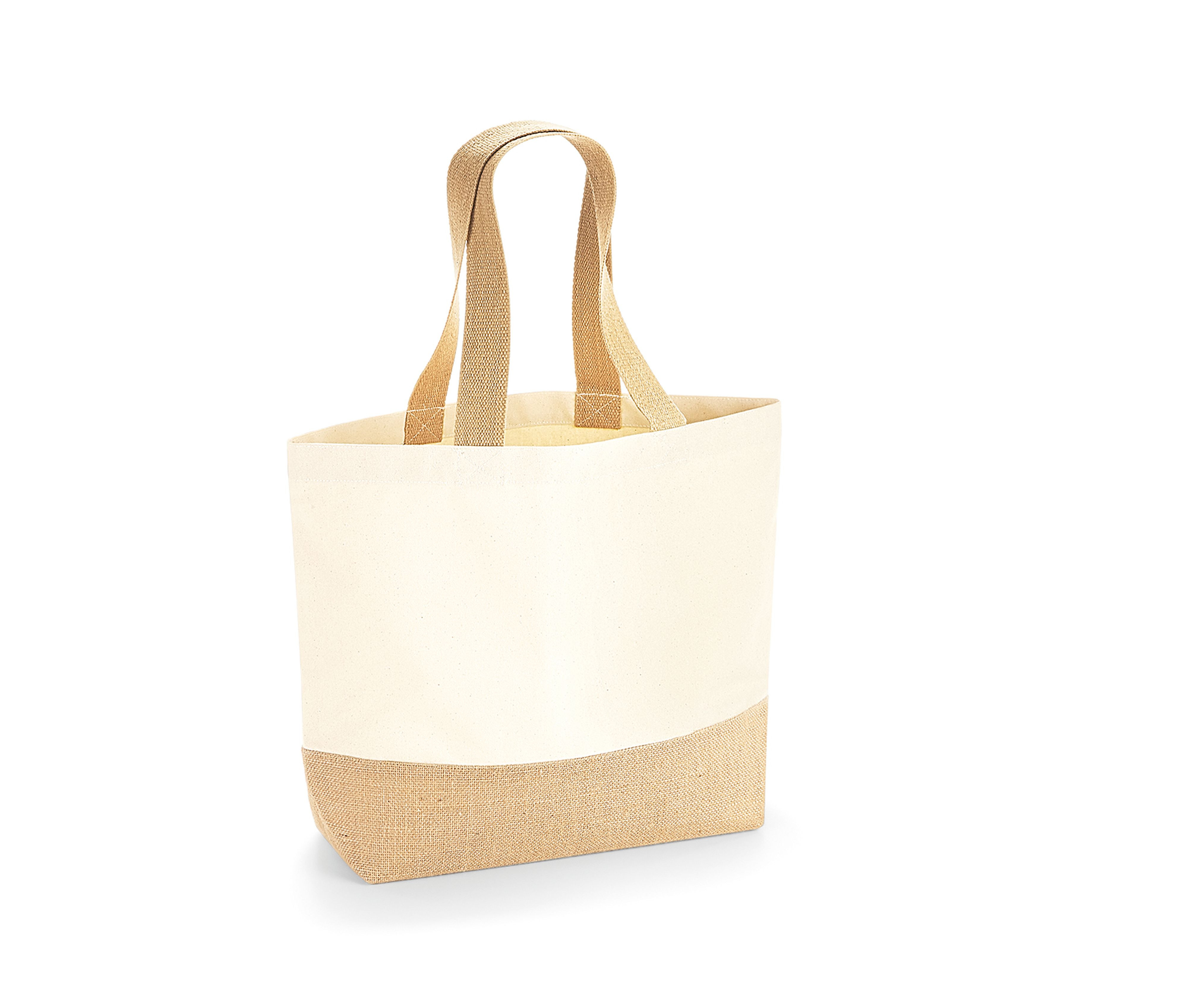 JUTE BASE CANVAS TOTE - vue 2