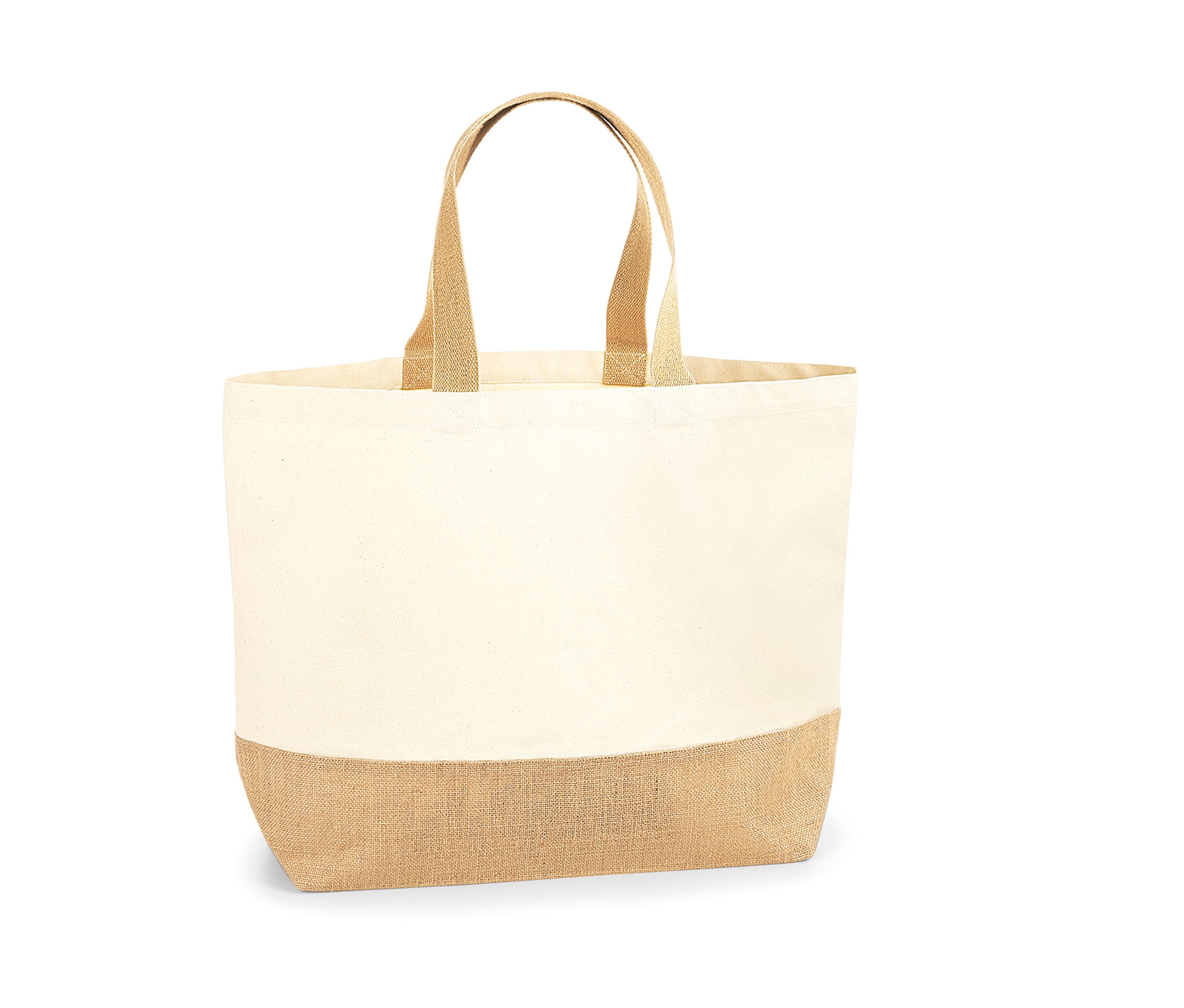 JUTE BASE CANVAS TOTE XL - vue 2