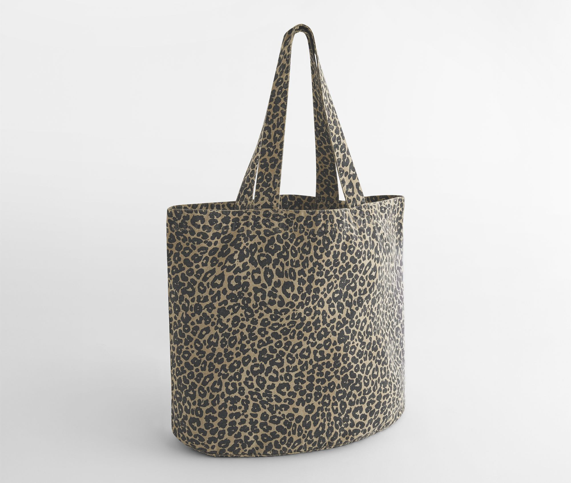 LEOPARD PRINT CANVAS SHOPPER - vue 2