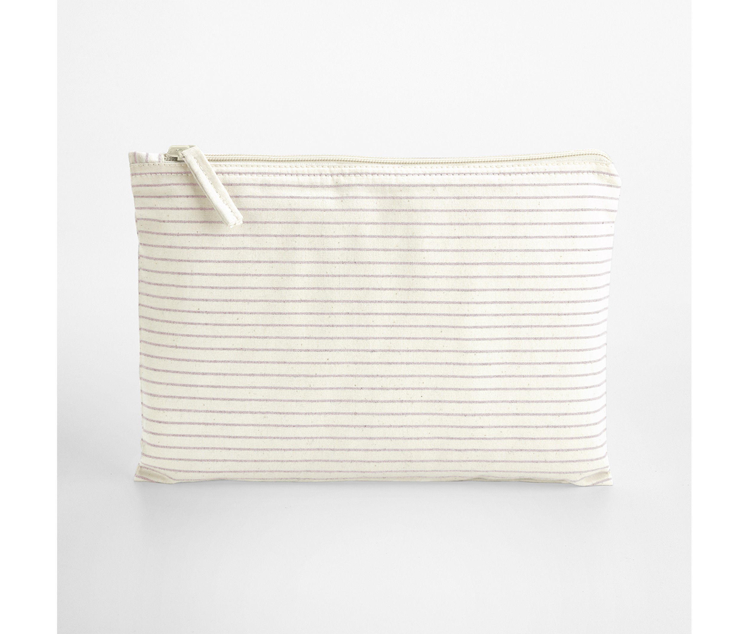 STRIPED ORGANIC COTTON ACCESSORY POUCH - vue 3